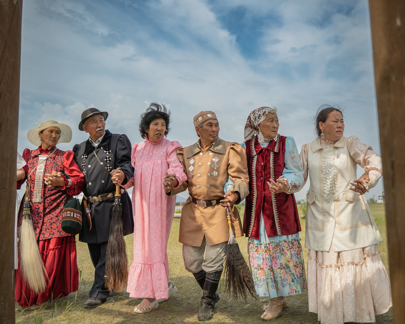 Sakha People in Circle Dance