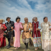 Sakha People in Circle Dance